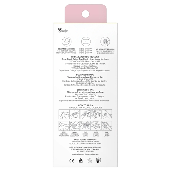 Dashing Diva Glaze LED Semi-Cured Gel Salon Mani Pedi Kit Rice Milk Color - Picture 2 of 8